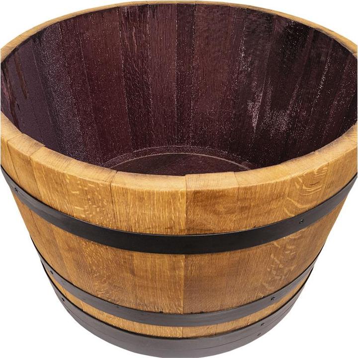 Produktbild Weber Blumentopf aus Eichenweinfass, lasiert Ø68cm Höhe 45 cm