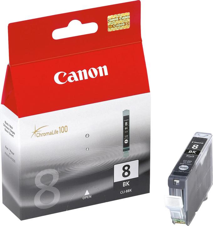 Actual product image Canon CLI-8 BLACK INK 0620B001 (FC)