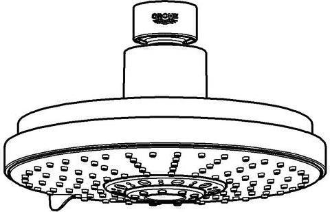 Produktbild Grohe Rainshower C 160 (4 Strahlarten)