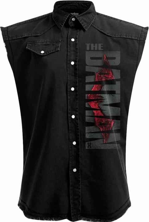 Produktbild The Batman Profile Logo Back Print Worker T (L)