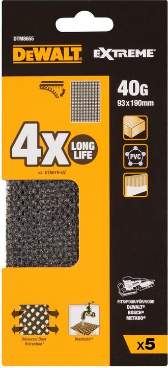 Produktbild DeWalt Schleifgitter (40)