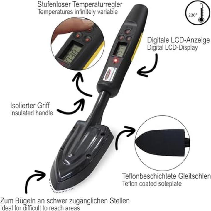 Actual product image Jamara Foil Iron Digi Control Iron (140 W)