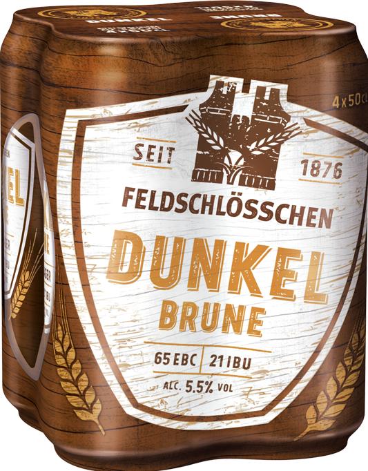 Actual product image Feldschlösschen Dark special beer (4 x 50 cl)