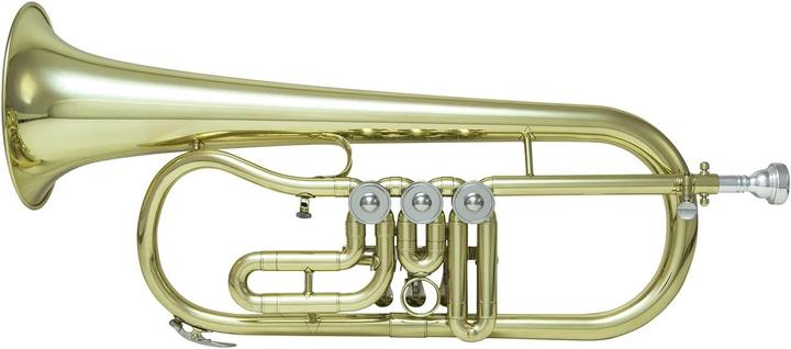 Immagine prodotto Dimavery FH-310D Corno d'ala in Sib Valvola rotante (Flugelhorn, Valvola rotativa)