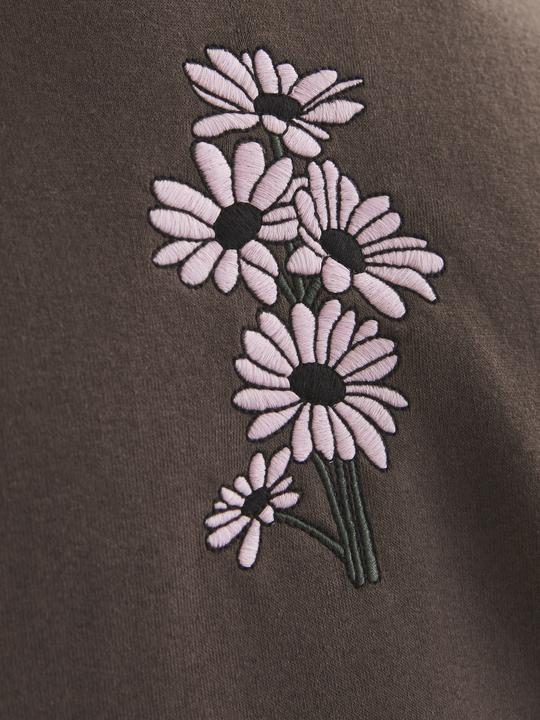 Produktbild Jack & Jones Jorbouquet Emb Sweat C.N Ft Styd Aw24 (XL)