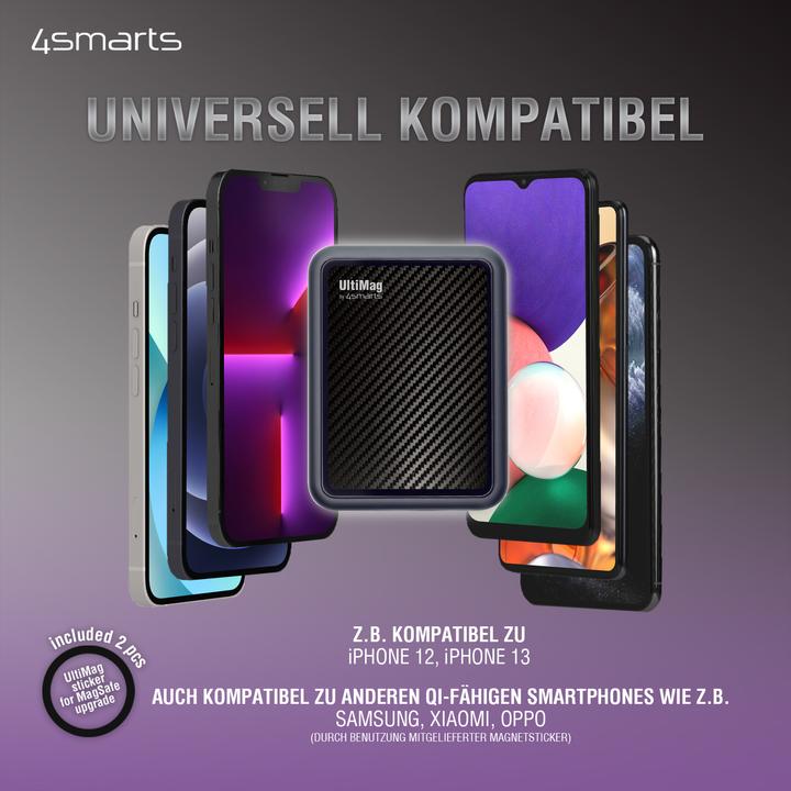 Immagine prodotto 4smarts UltiMag Lucid (5000 mAh, 18.50 W, 18.50 Wh)