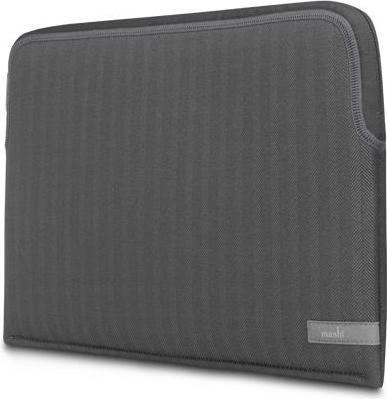 Productafbeelding Moshi Pluma Laptophoes voor MacBook Pro/Air 13" (2020) - Visgraat Grijs (13", Appel)