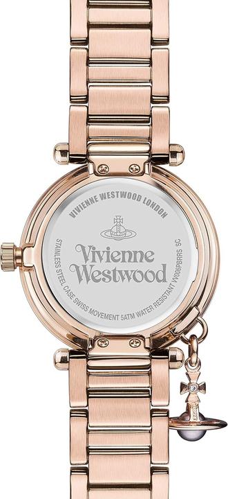 Actual product image Vivienne Westwood Mother Orb Quartz Watch with Brown MOP Dial (32 mm)
