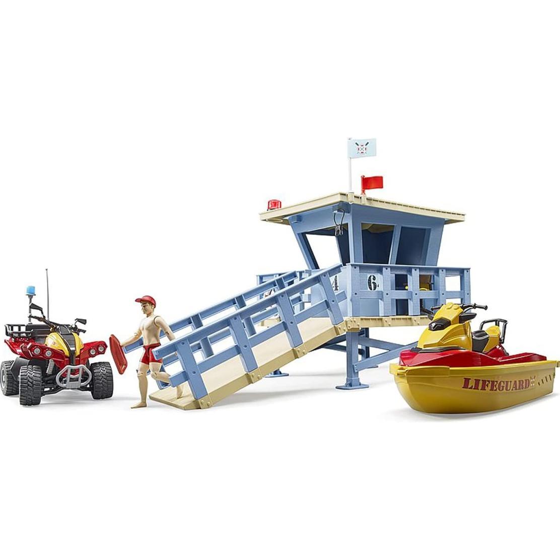 Thumbnail - Bruder LifeGuard Station,Quad,Watercraft