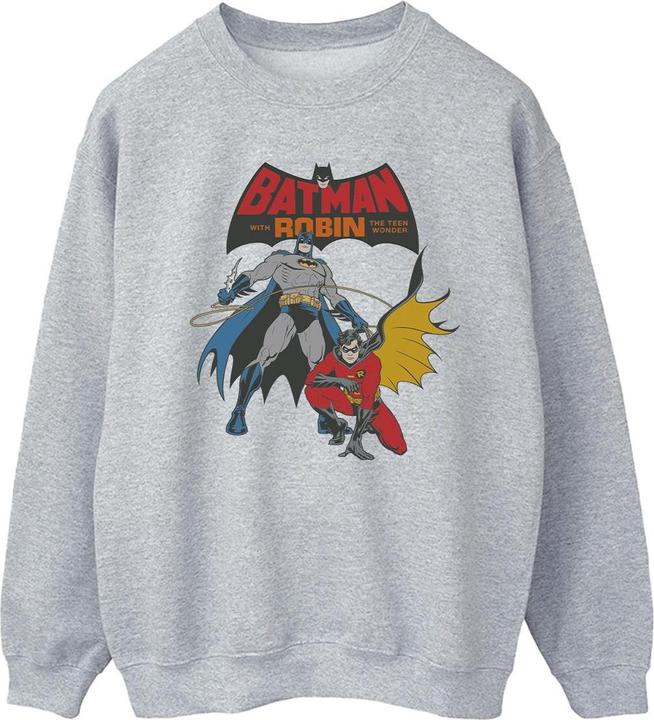 Actual product image Mens Batman And Robin Cotton Sweatshirt (L)