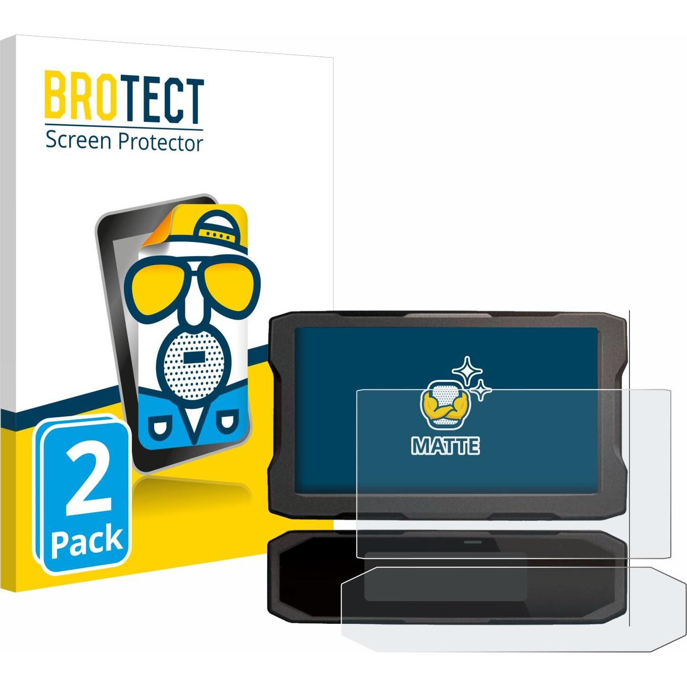BROTECT, Fahrzeug Navigation Zubehör, Entspiegelungsfolie Displayschutz Displayschutzfolie Folie Matt