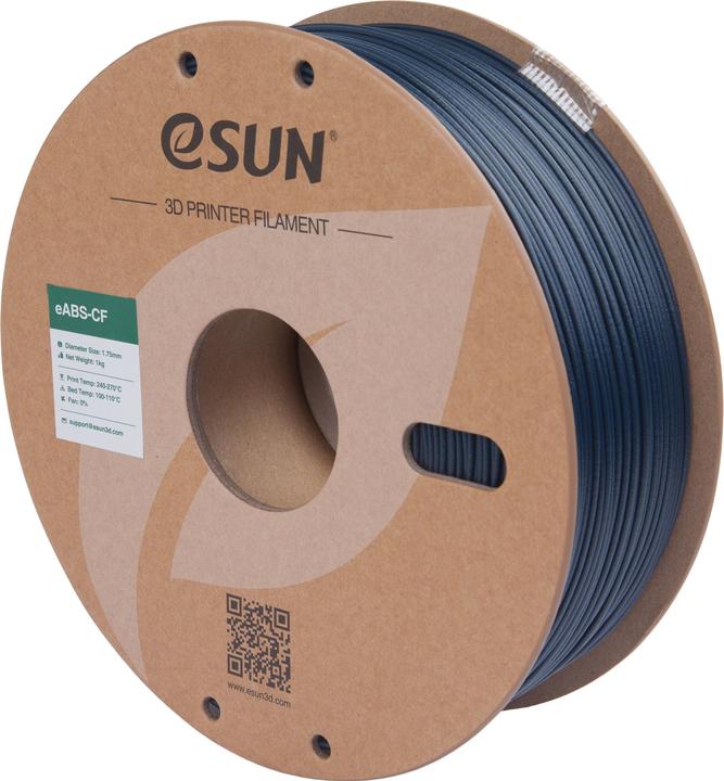 Immagine prodotto eSUN eABS-CF Carbon Blue 1.75mm 1Kg (ABS, 1.75 mm, 1000 g, Blu)