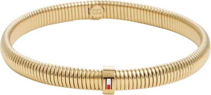 Actual product image Tommy Hilfiger - Elegant gold-plated bracelet for women Stretch Bracelets 2781005 (16.50 cm, Stainless steel)