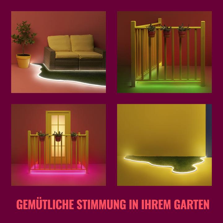 Image du produit WiZ Outdoor Strip Tunable White & Color 5M pack individuel (RGBW, 794 cm, Extérieur)