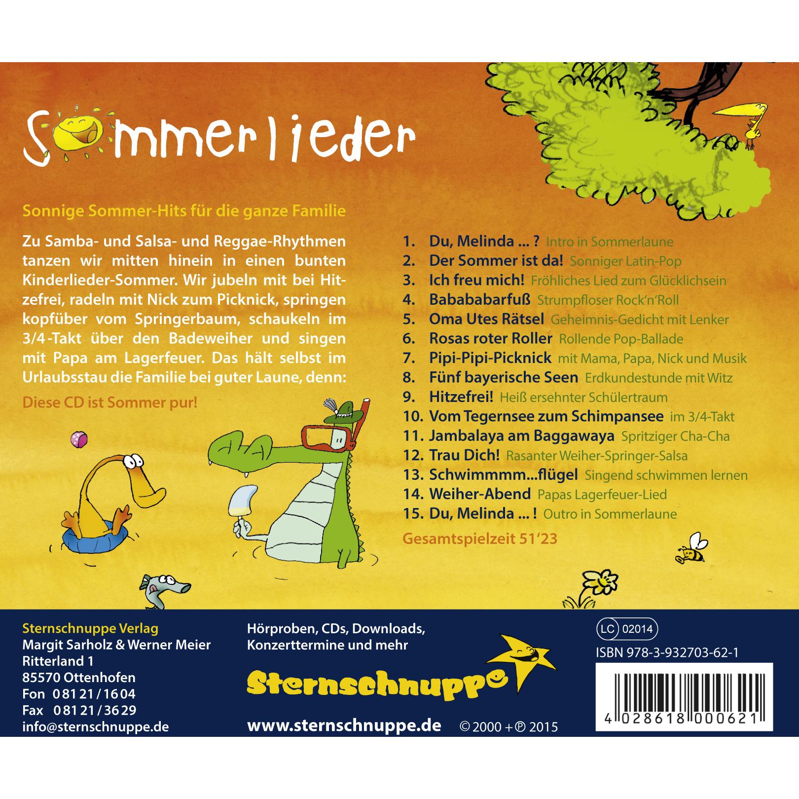 Thumbnail - Sommerlieder, Hörbücher von Margit Sarholz, Werner Meier