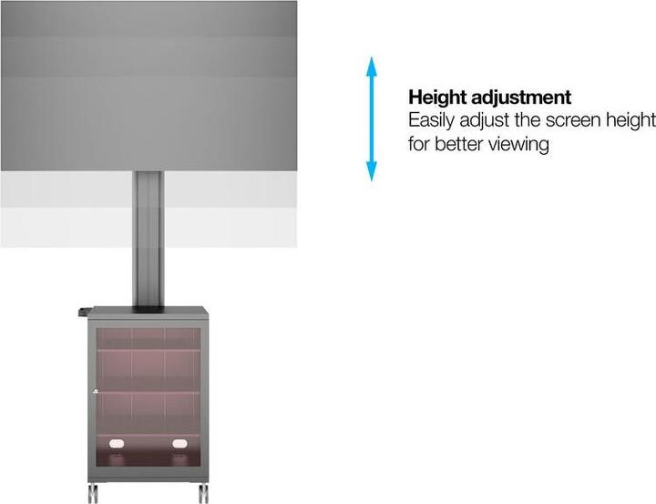 Image du produit Multibrackets Présentoir & MediaBox 180 (60", 60 kg)