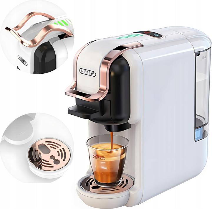 Actual product image HiBREW Capsule coffee maker 5 in 1 H2B (white) (NESCAFÉ Dolce Gusto)
