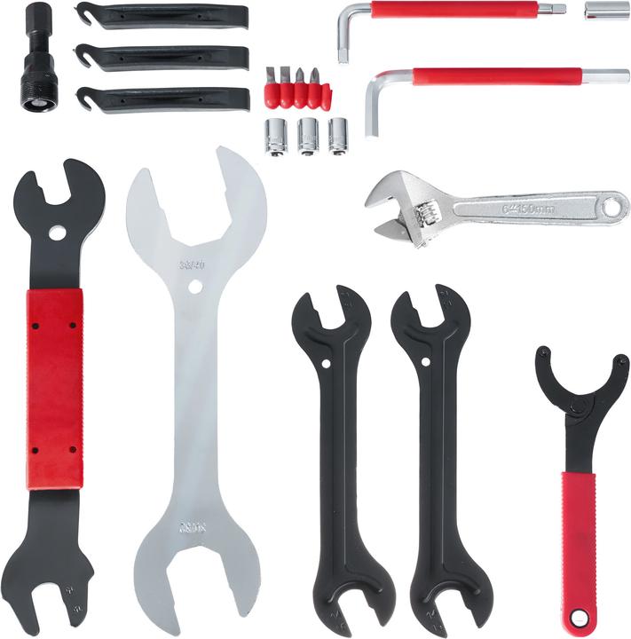 Actual product image tectake bike tool kit tool set bike tools bicycle tool kit cycle tool kit (1 Piece)
