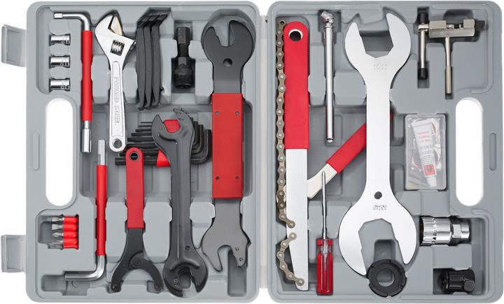 Actual product image tectake bike tool kit tool set bike tools bicycle tool kit cycle tool kit (1 Piece)
