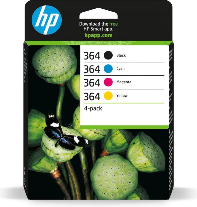 HP 364 (BK, C, M, Y)