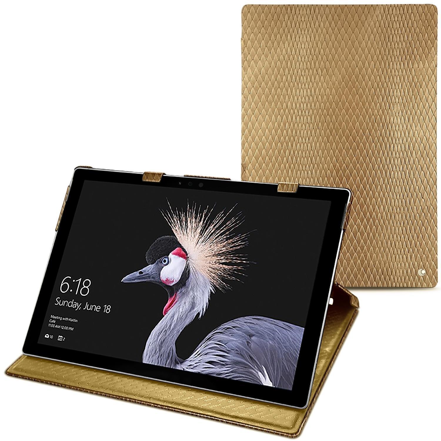 Noreve Lederschutzhülle (12.30", Microsoft), Notebooktasche, Gelb