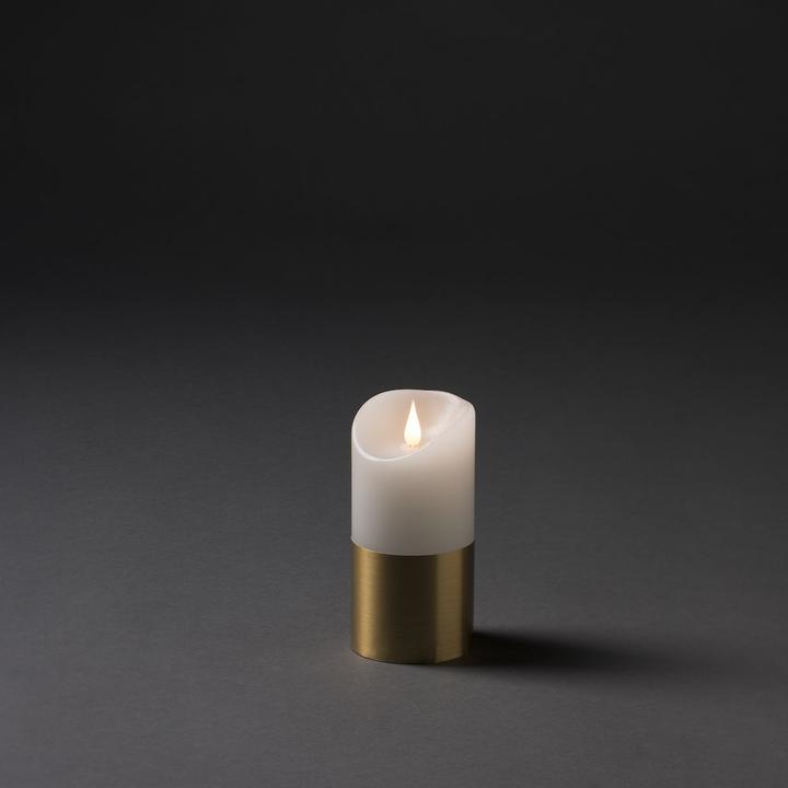 Immagine prodotto Konstsmide LEDCandela di cera vera Candela biancabrina colorata (1x)