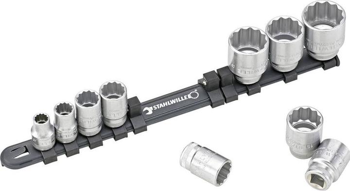 Produktbild Stahlwille Zwölfkant-Steckschlüsselsatz 12917, 3/8" (24 mm)