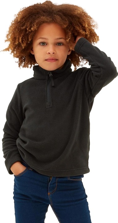 Actual product image TOG24 Childrens/Kids Toffolo Zip Neck Fleece Top (134)
