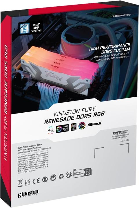 Produktbild Kingston FURY Renegade RGB (2 x 24GB, 4200 MHz, DDR5-RAM, DIMM)