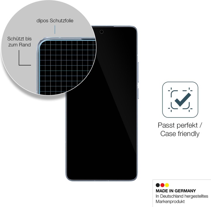 Actual product image Dipos Anti-Shock Screen Protector Clear (1 Piece, Xiaomi 14T Pro)