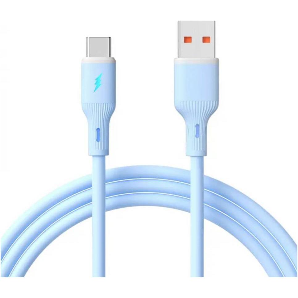 Akyga Cavo USB spina USB-A, spina USB-C 1 m blu AK-USB-63 (1 m, USB 2.0, 18 W), Cavo USB