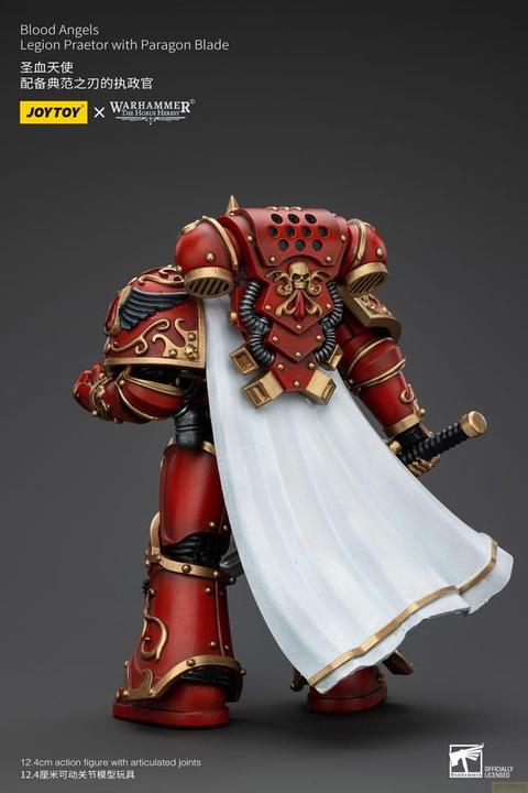 Actual product image Joy Toy Warhammer The Horus Heresy action figure 1/18 Blood Angels Legion Praetor with Paragon Blade 13 cm