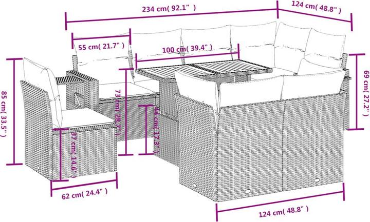 Produktbild vidaXL Malakai