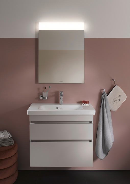 Actual product image Duravit Glass holder D-CODE with glass right chrome