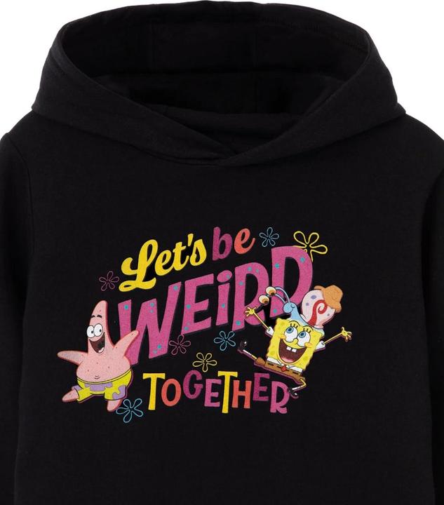 Produktbild Spongebob Squarepants Let's Be Weird Together Kapuzenpullover Mädchen (128)
