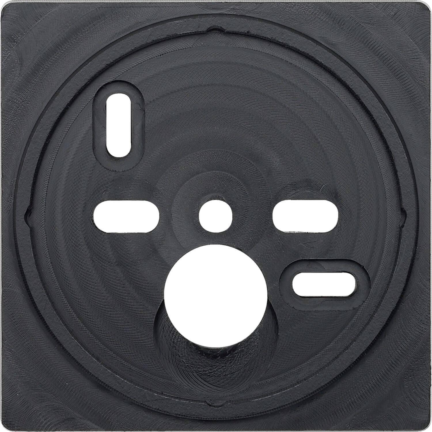Merten, Zubehör Schalterprogramm, Schalungsadapter, für 4881-, schwarz, M- 512499
