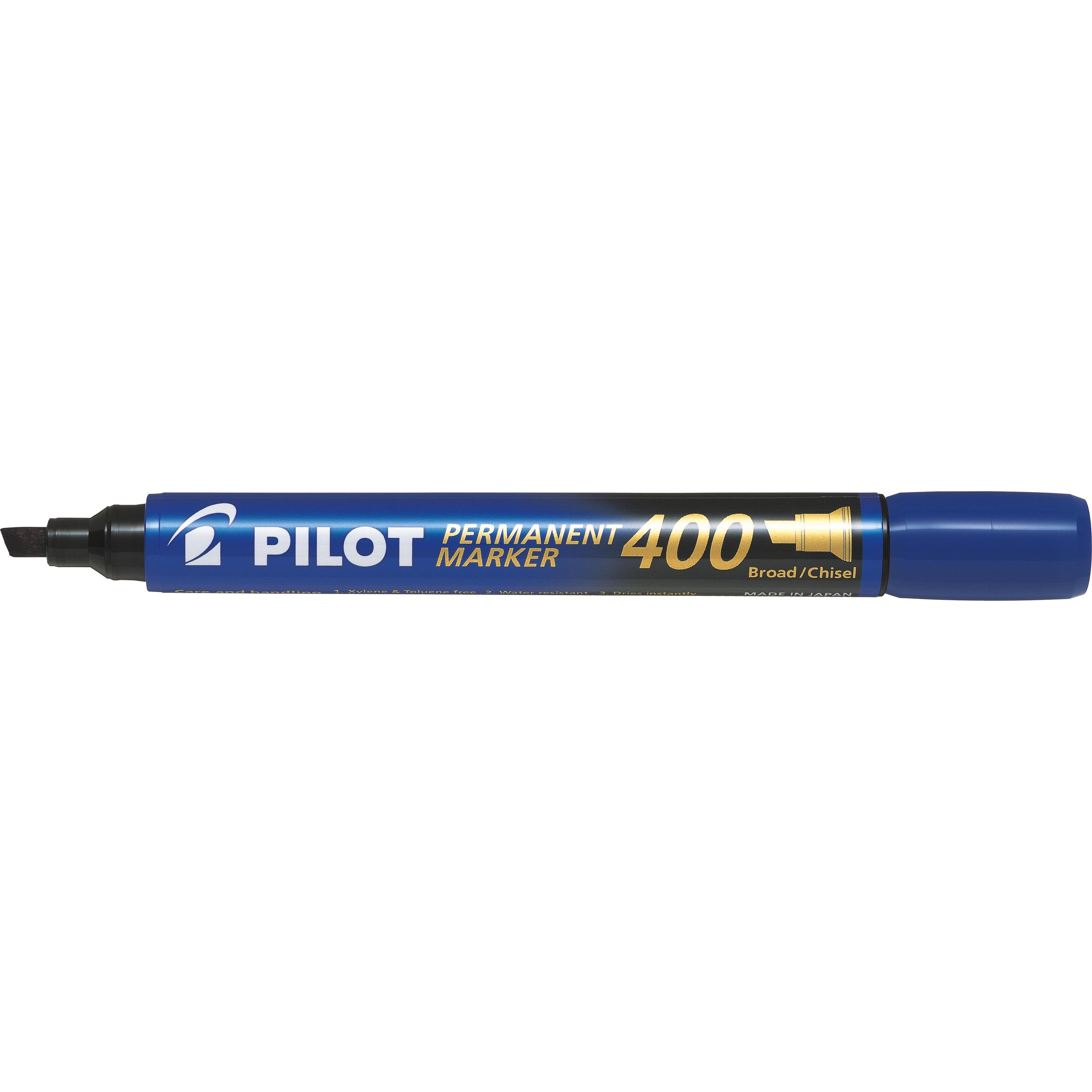 Pilot, Marker, Permanent Marker 400 (Blau, 4 mm, 1 x)