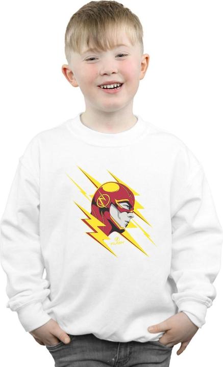 Actual product image Boys The Flash Lightning Portrait Sweatshirt (140, 146)