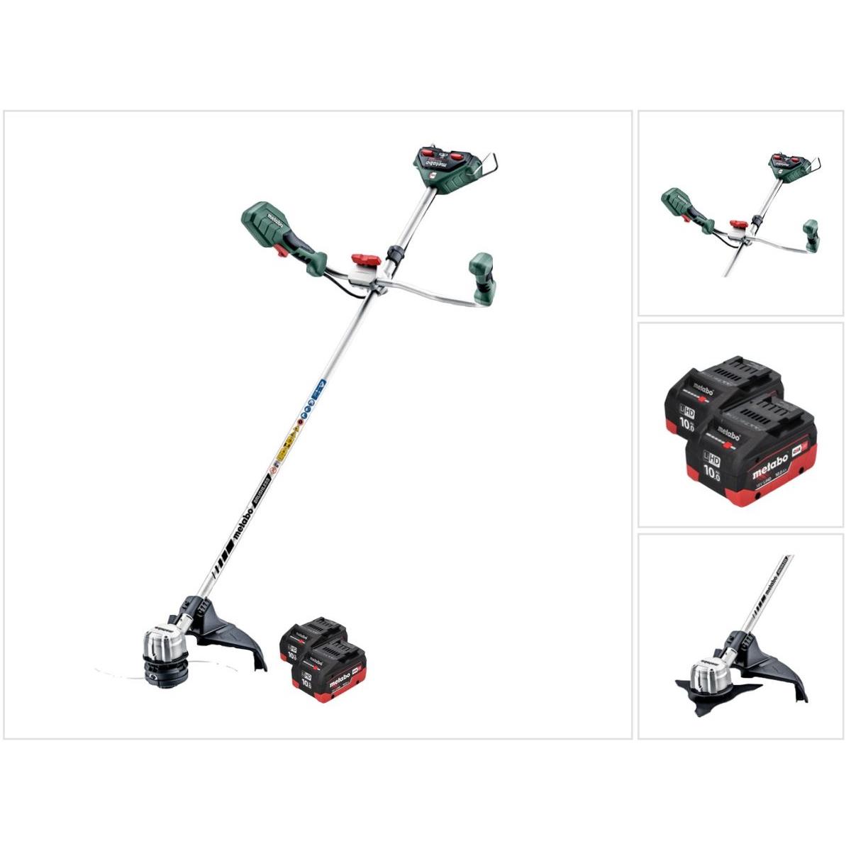 Metabo, Rasentrimmer, FSB 36-18 LTX BL 40 Akku Freischneider 36 V ( 2x 18 V ) Zweihandgriff Brushless + 2x Akku 10