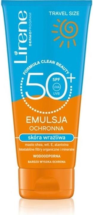 Image du produit Lirene Émulsion de protection solaire pour peaux sensibles SPF 50+ 90Ml (Crème solaire, SPF 50, 90 ml)