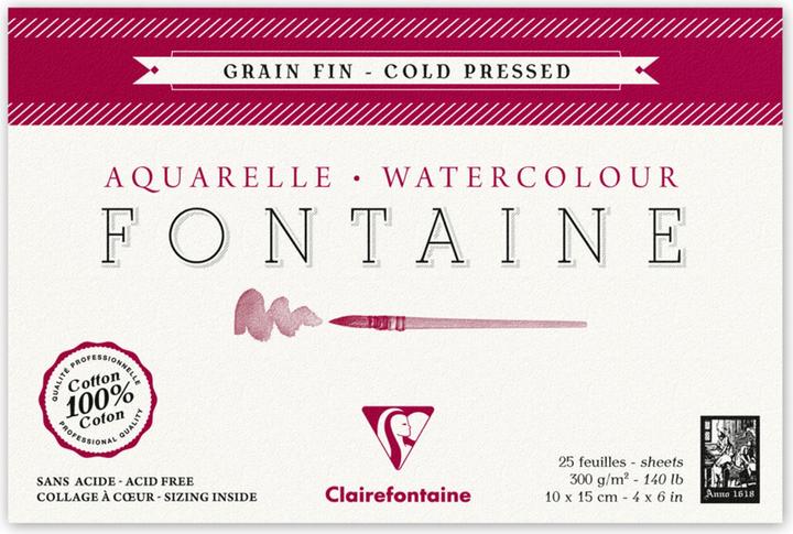 Image du produit Clairefontaine Techniques humides (300 g/m², 25 x)