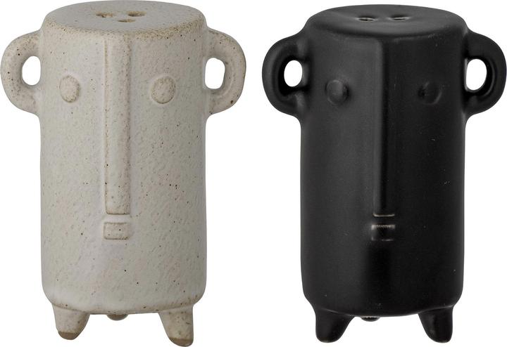 Produktbild Creative Collection Maela Salt & Pepper Shaker, Black, Porcelain (Salz, Pfeffer)