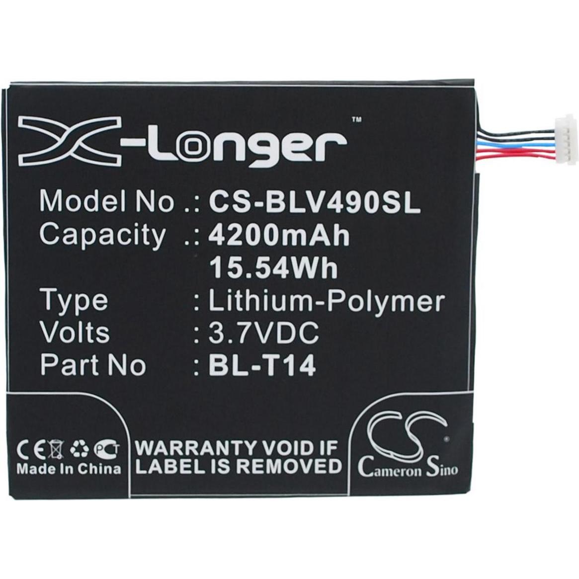 Thumbnail - CoreParts Battery for LG Mobile (4200 mAh), Notebook Akku, Schwarz