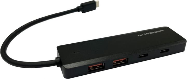 LC-Power LC-HUB-U3-4-C 2xUSBA 1XUSB-C Black retail (USB-C, 5 ports)