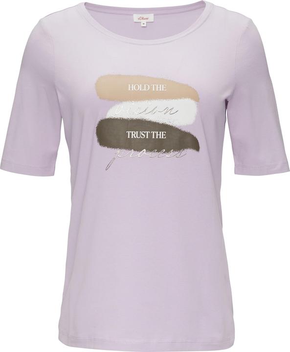 Actual product image S.Oliver T-Shirt Elastisches T-Shirt mit Frontprint (40)