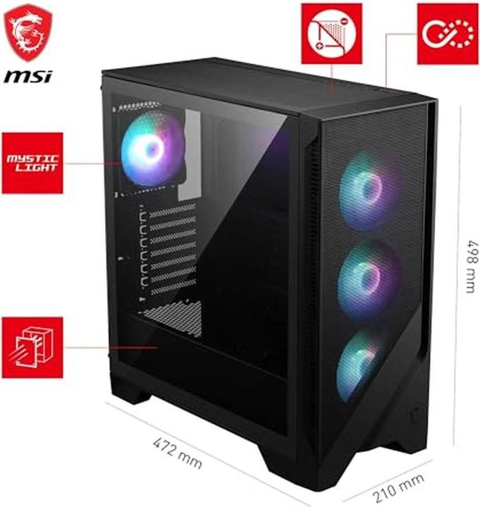 Actual product image MSI GEH Midi MAG Forge 320R Airflow (Mini-ITX, mATX, ATX)