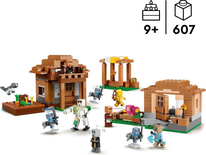 Produktbild LEGO Angriff des Magiers auf das Dorf (21596, LEGO Minecraft)