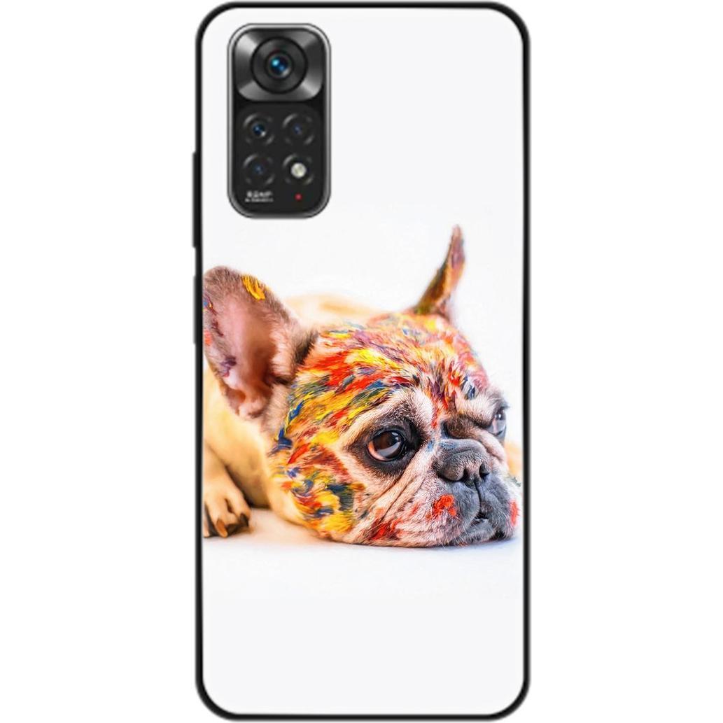 König Design Hülle Handy Schutz für Xiaomi Redmi Note 11 Case Cover Tasche Bumper Etuis TPU (Xiaomi Redmi Note 11), Smar...