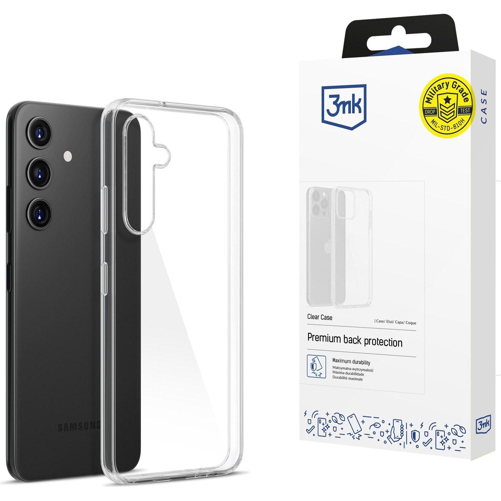 3MK Clear Case + S926 (Samsung Galaxy S24+), Smartphone Hülle, Transparent