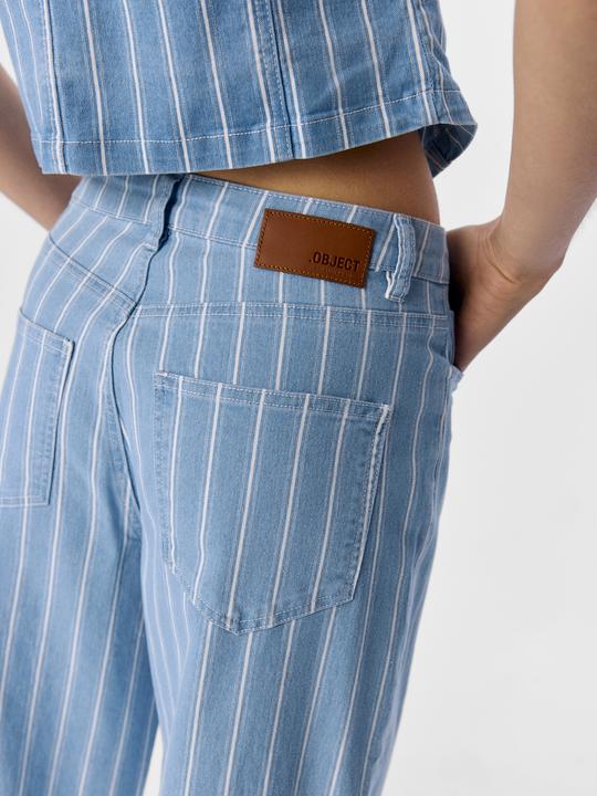 Produktbild Object Streifen Jeans mit weitem Bein (S)